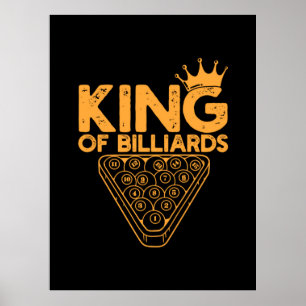 Billiard Player   Billardkönig Poster