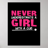 Billiard Player | Billardmädchen mit einem Krug