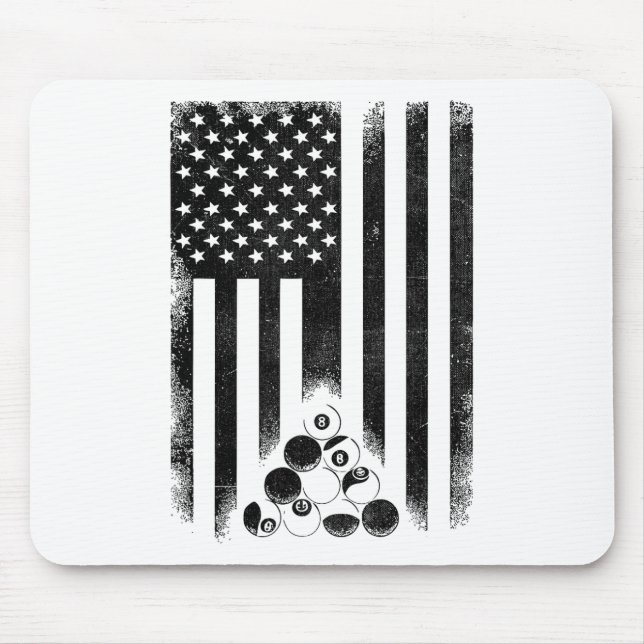Billiard Player Billiard Billiard Mousepad (Vorne)