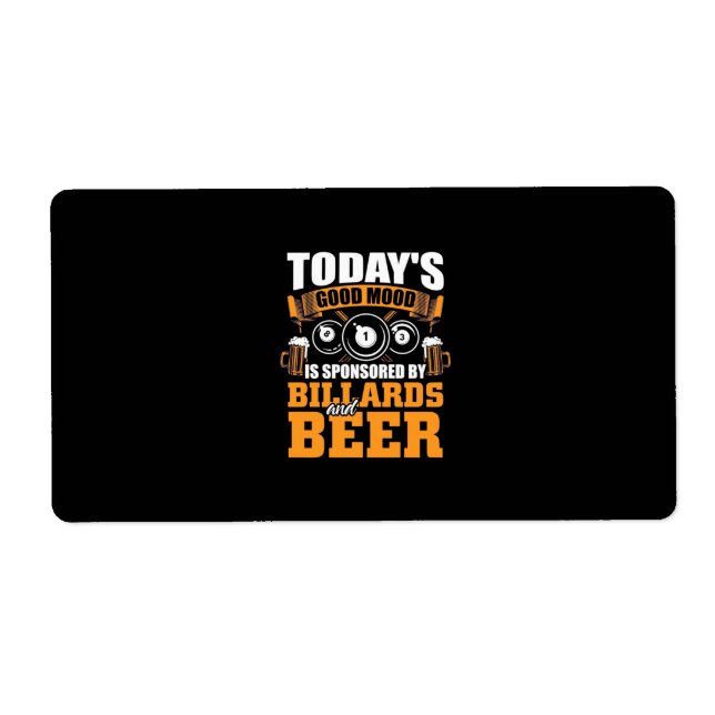 Billiard Player | Heute Billard und Bier (Vorne)