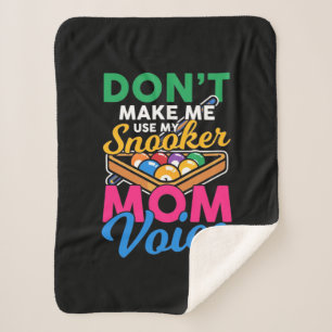 Billiard Player   Ich bin Snooker-Mama Sherpadecke