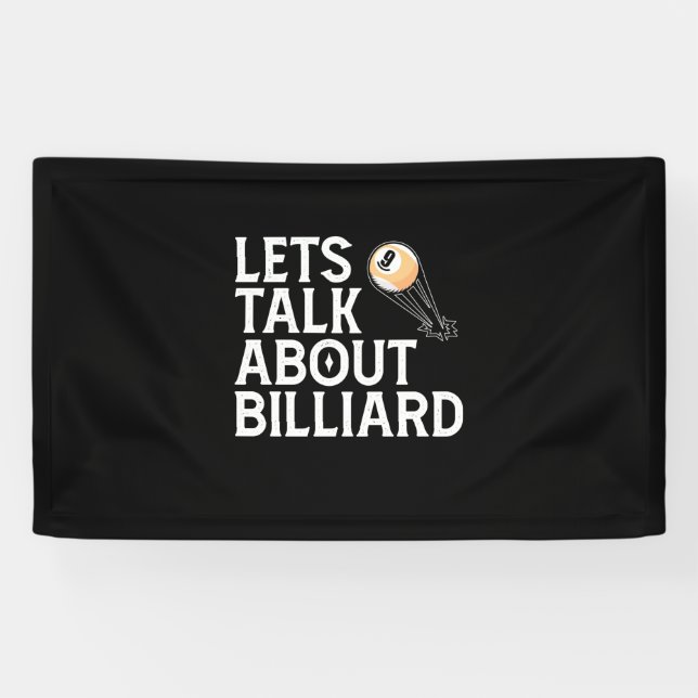 Billiard Player | Lasse über Billiard Banner (Horizontal)
