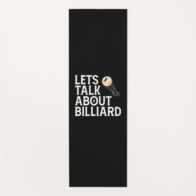 Billiard Player | Lasse über Billiard Yogamatte (Vorderseite)