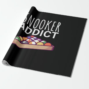 Billiard Player Snooker Addict Geschenkpapier