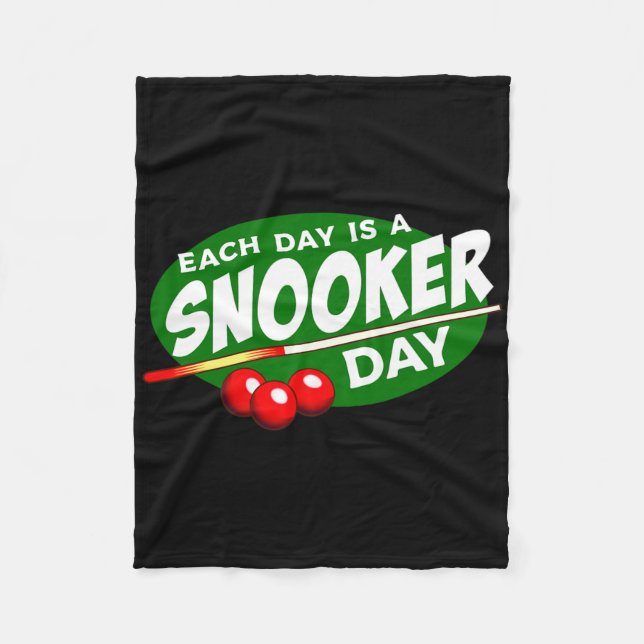 Billiard Player Snooker Pool Game Lover Funny Fleecedecke (Vorderseite)