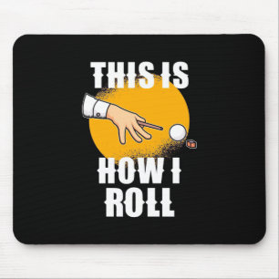 Billiard Player   So spielt Snooker Roll Mousepad