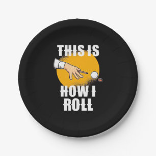 Billiard Player   So spielt Snooker Roll Pappteller