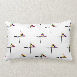 Billiard Pool Balls und Cues Lendenkissen