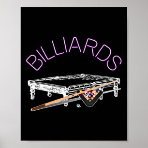 Billiard Pool Game Poster
