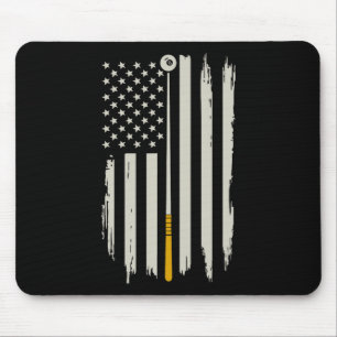 Billiard Pool Player Billiard Tabelle USA US Ameri Mousepad