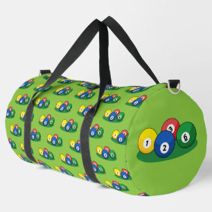 Billiard Pool Snooker Balls Muster Duffle Bag
