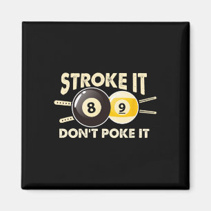 Billiard Pool Snooker Player Funny Stroke Es nicht Magnet