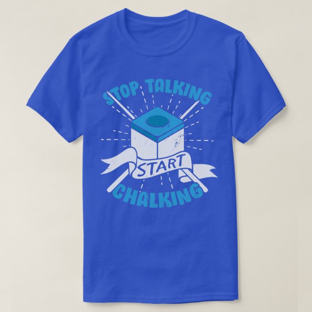 Billiard Pool Snooker Player Geschenk 1 T-Shirt (Design vorne)