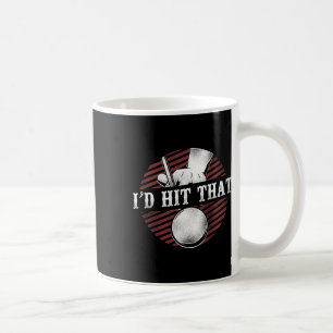 Billiard-Poolspieler-Ball-Wortspiel Vintage Retro Kaffeetasse