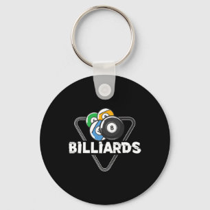 Billiard Rack Billiard Player Snooker 8 Ball Cue Schlüsselanhänger
