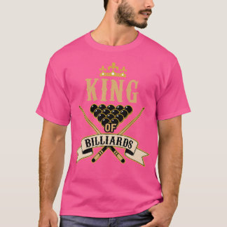 Billiard Snooker LiebhaberKing of Billiards T-Shirt