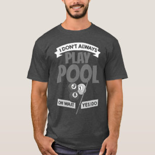 Billiard Snooker Pool Spiel Spieler Sport Wettbewe T-Shirt
