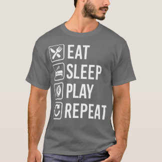 Billiard Snooker PoolSleep wiederholen T-Shirt