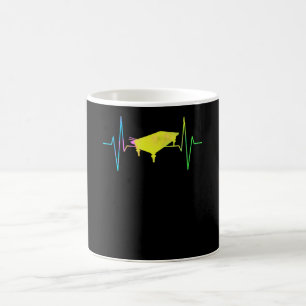 Billiard Table Heartbeat Kaffeetasse