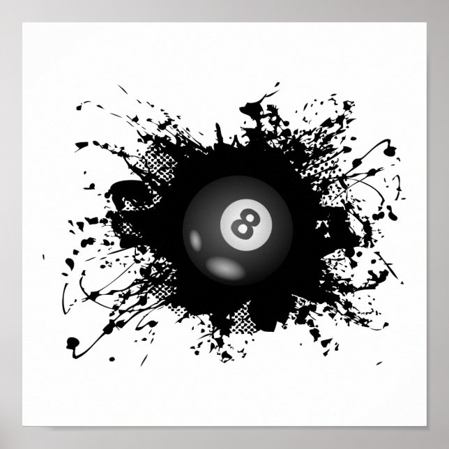 Billiard Urban Style Poster (Vorne)