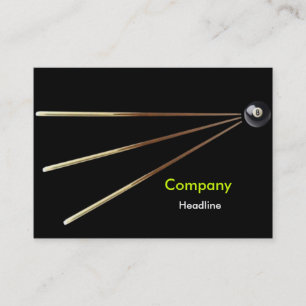 Billiard-Visitenkarte Visitenkarte