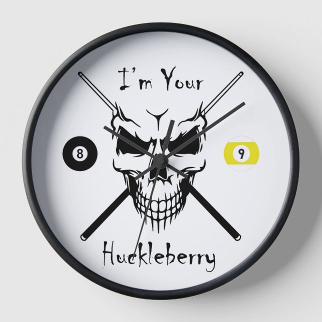 Billiard Wall Clock Uhr (Vorderseite)