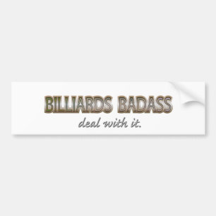 BILLIARDS AUTOAUFKLEBER