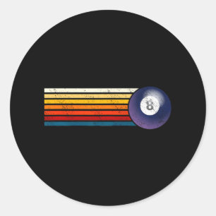 Billiards Ball Eight Pool Table Snooker Pyramide Runder Aufkleber