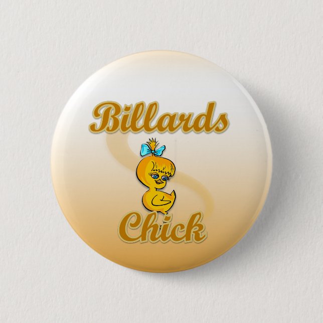 Billiards Chick Button (Vorderseite)