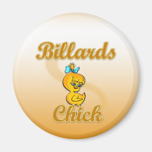 Billiards Chick Magnet (Vorne)
