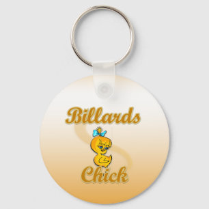 Billiards Chick Schlüsselanhänger