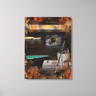 Billiards Cue Sport Leinwanddruck