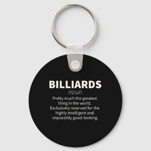 Billiards Funny Definition Pool Snooker Player Gif Schlüsselanhänger