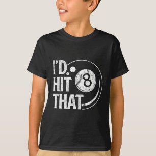 Billiards Funny Id hat das 88 Ball Pool-Spiel getr T-Shirt
