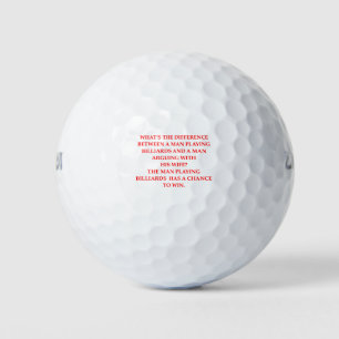 BILLIARDS GOLFBALL