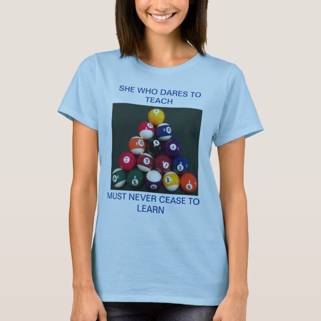 BILLIARDS-POOL für T - Shirt (Vorderseite)