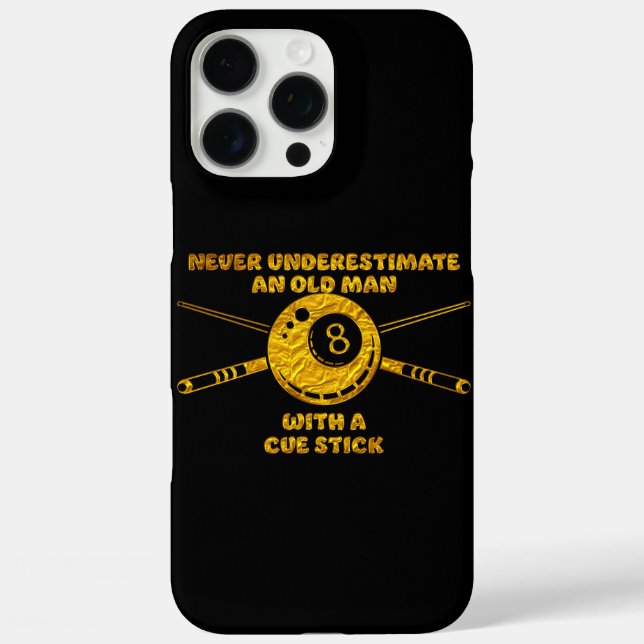 Billiards Sprichwort über Erfahrung und Fertigkeit Case-Mate iPhone Hülle (Rückseite)