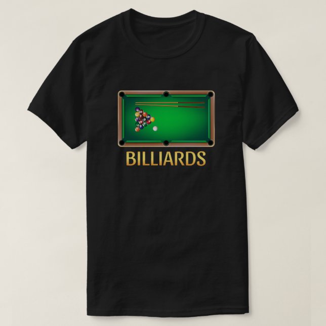 Billiards T - Shirt (Design vorne)
