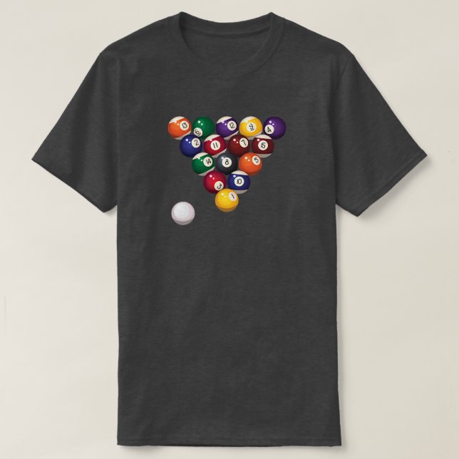 Billiards T - Shirt (Design vorne)