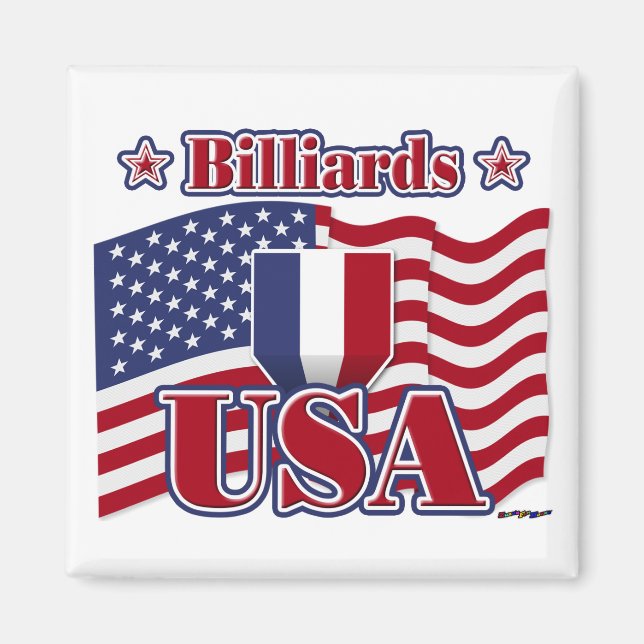 Billiards USA Magnet (Vorne)
