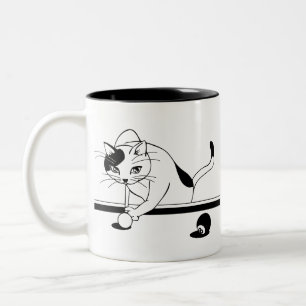Billiards Ziel Zweifarbige Tasse