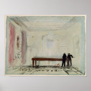 Billiardspieler Josephs Mallord William Turner a Poster