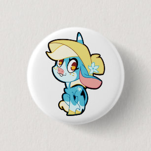 Billie auf einem Knopf Button