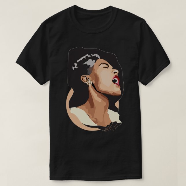 Billie Holiday Classic T - Shirt (Design vorne)