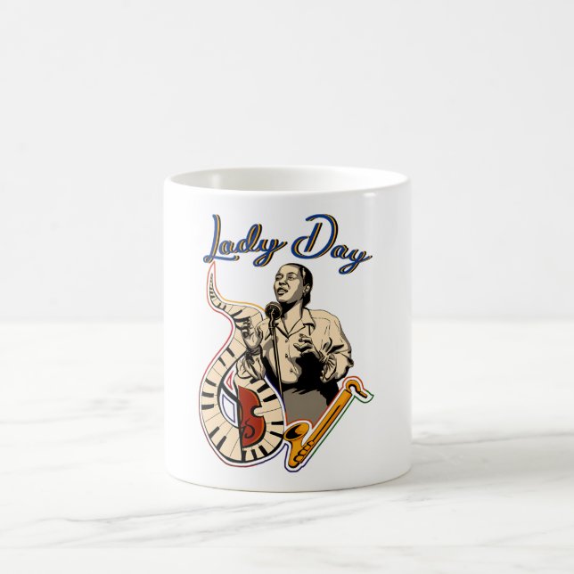Billie Holiday Kaffeetasse (Mittel)
