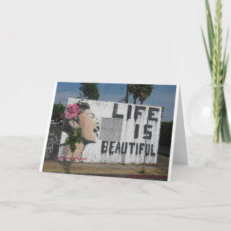 Billie Holiday Street Art Karte