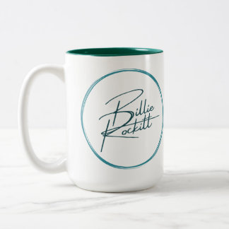 Billie Rockitt Logo-Tasse Zweifarbige Tasse