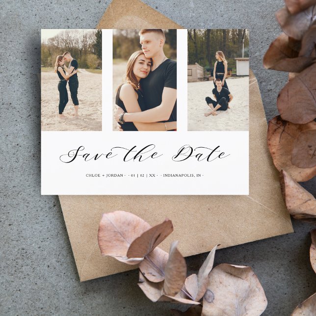 Billig Drei Fotos Collage Romantische Hochzeit (Von Creator hochgeladen)