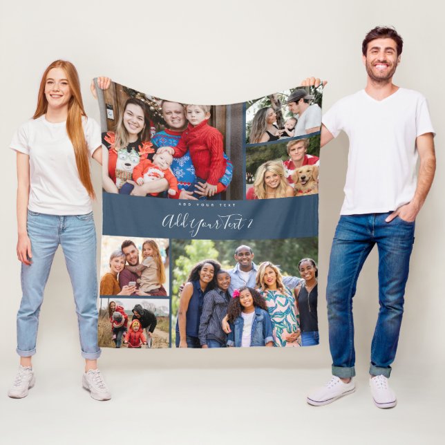 Billig Foto Blanket Collage Multi Foto Collage Fleecedecke (Beispiel)