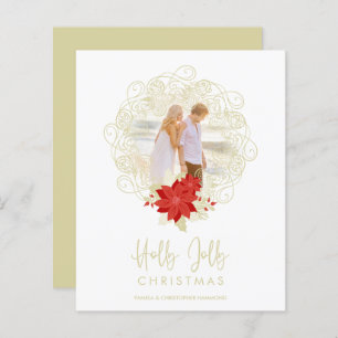 Billig Geblüht Goldenes Ornament Foto